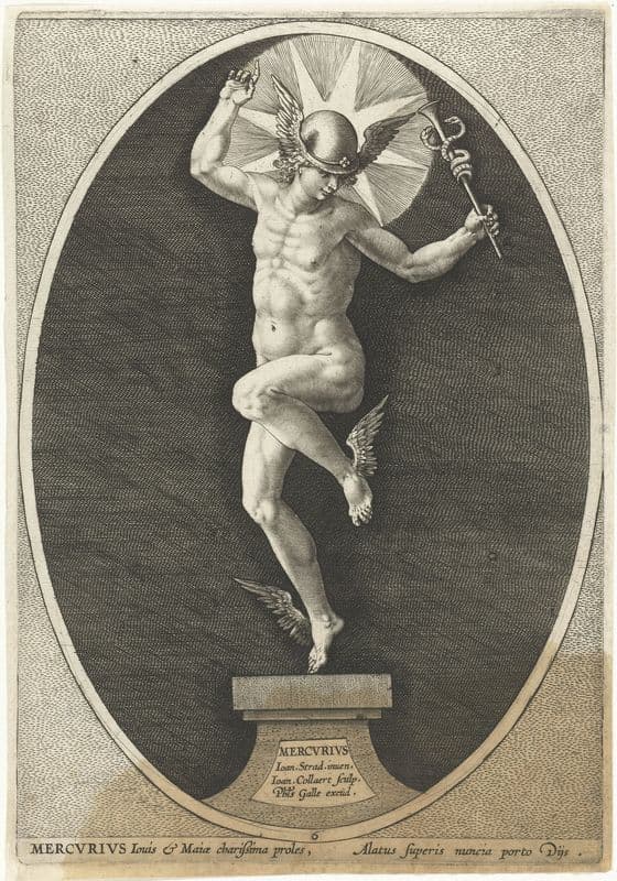 Mercury (1585-1628) as a canvas print
