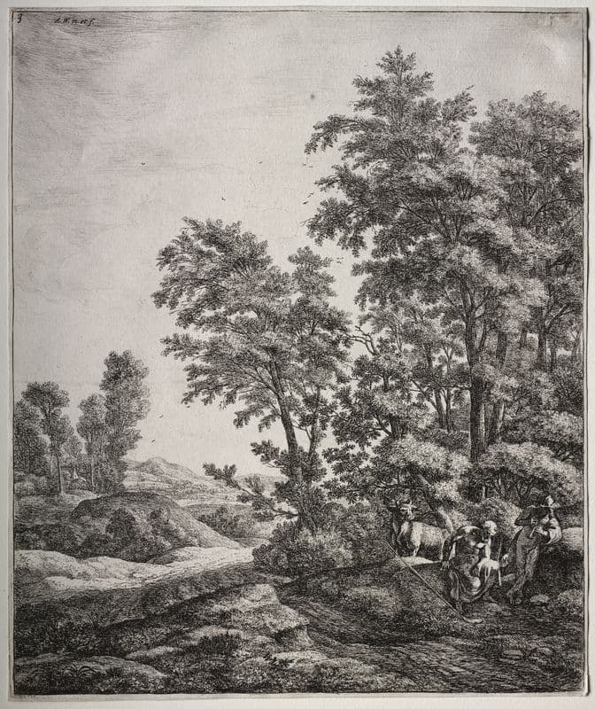 Mercury and Argus (1640–90) as a canvas print