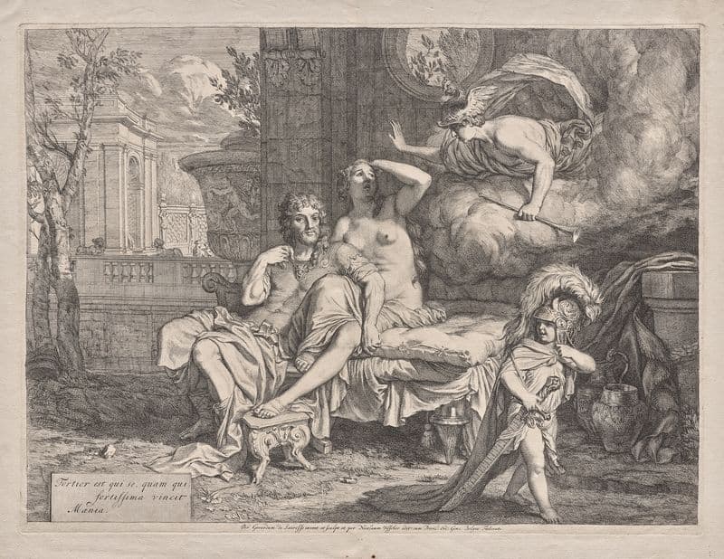 Mercury Orders Calypso to Allow Ulysses Depart (c. 1670) as a canvas print