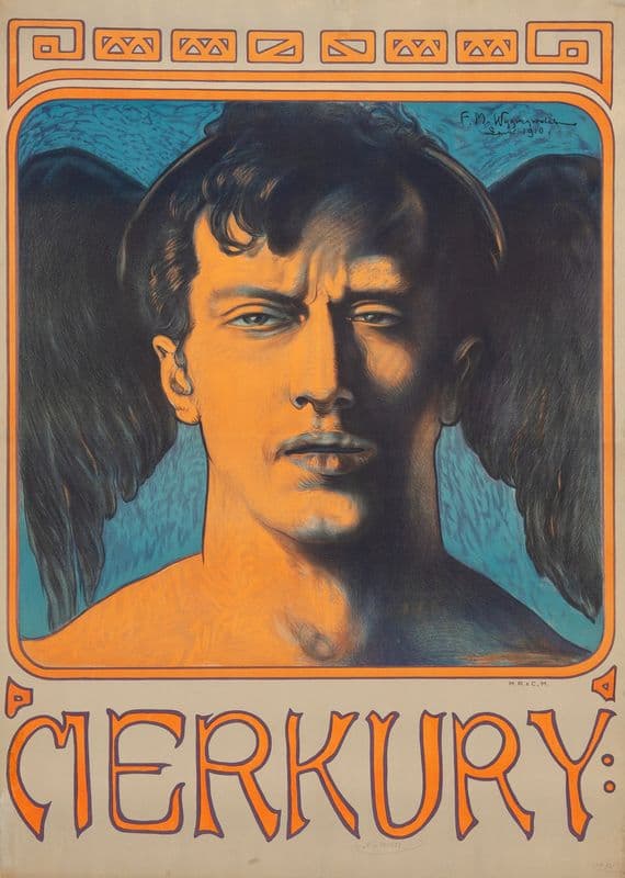 Merkury as a canvas print