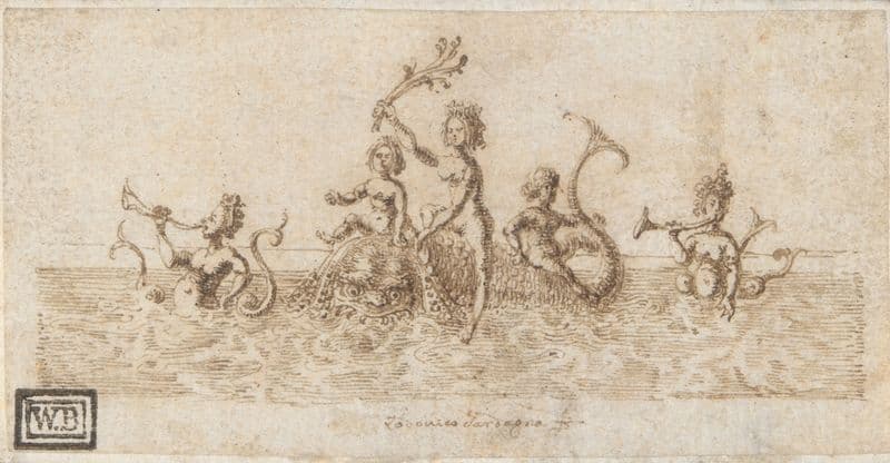 Mermaids as a canvas print