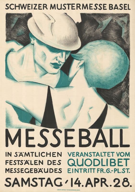Messeball as a canvas print