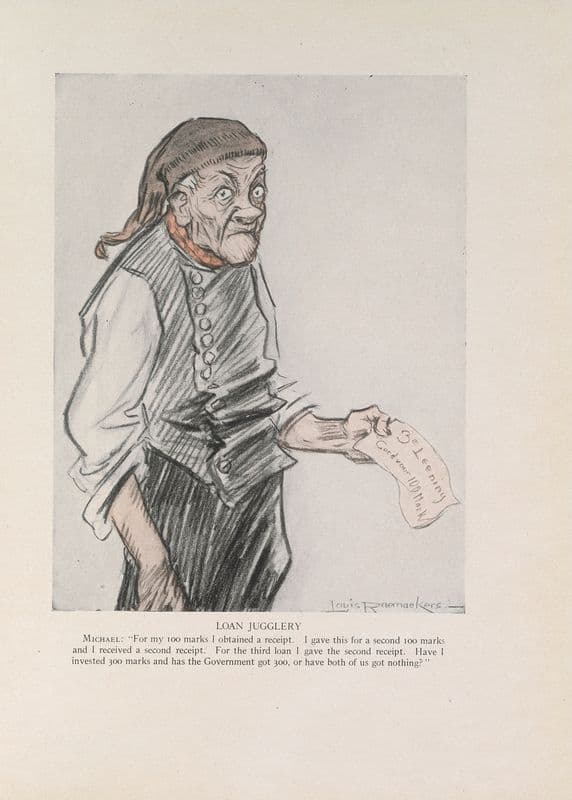Michael and the Marks (1916-1917) as a canvas print