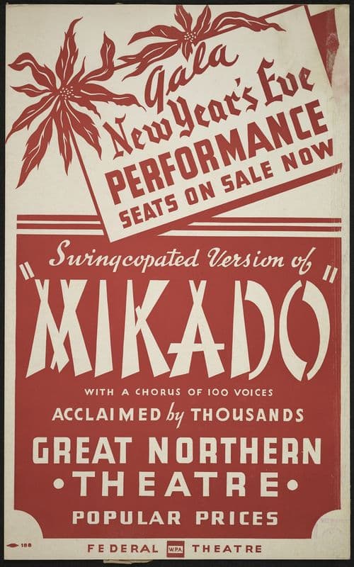 Mikado (1934-1943) as a canvas print