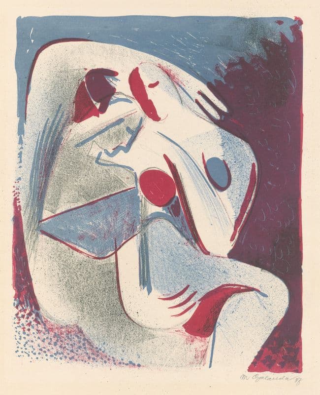 Milenci as a canvas print