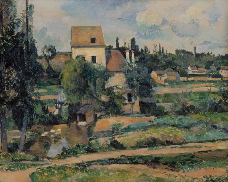 Mill on the Couleuvre at Pontoise as a canvas print