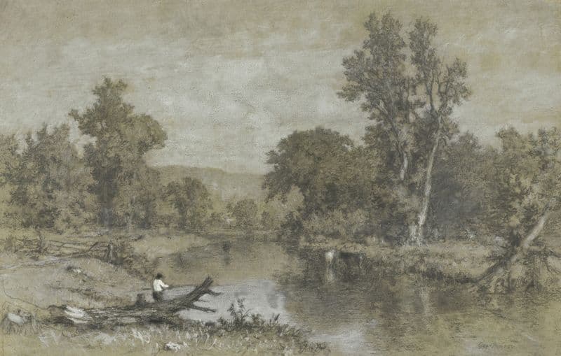Milton, New York (ca. 1856) as a canvas print