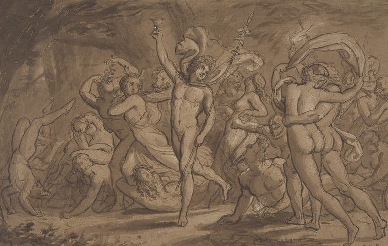 Milton’s Comus (1842–48) as a canvas print