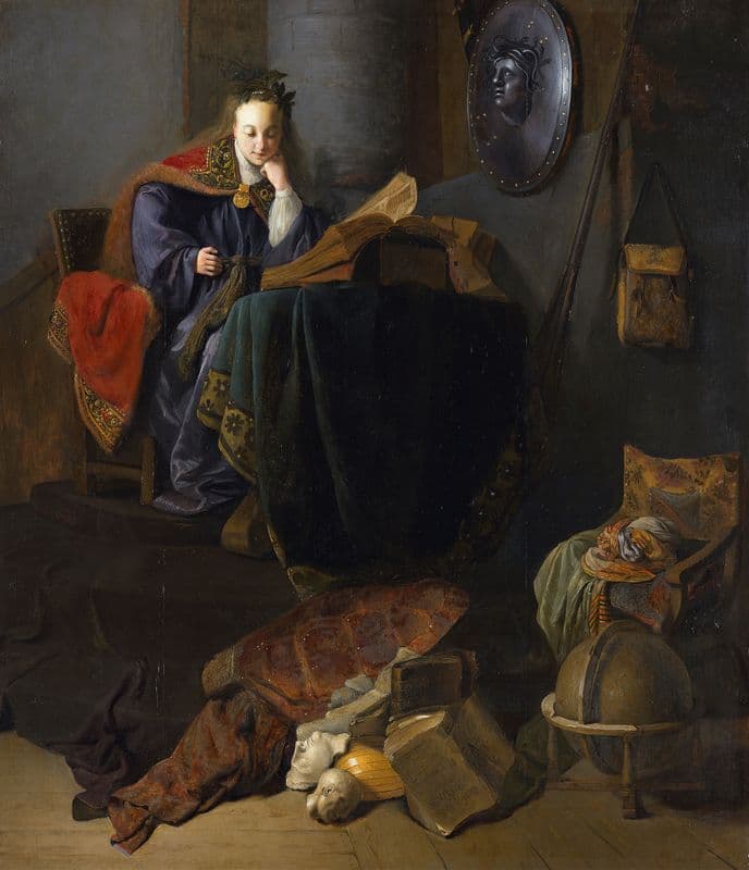 Minerva (C. 1630) as a canvas print