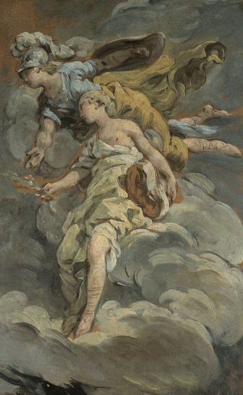 Minerva and Peace as a canvas print