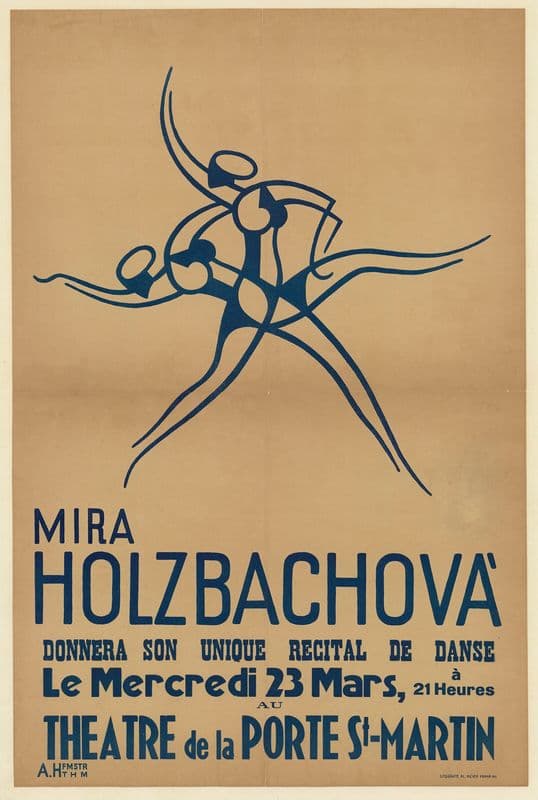 Mira Holzbachova as a canvas print