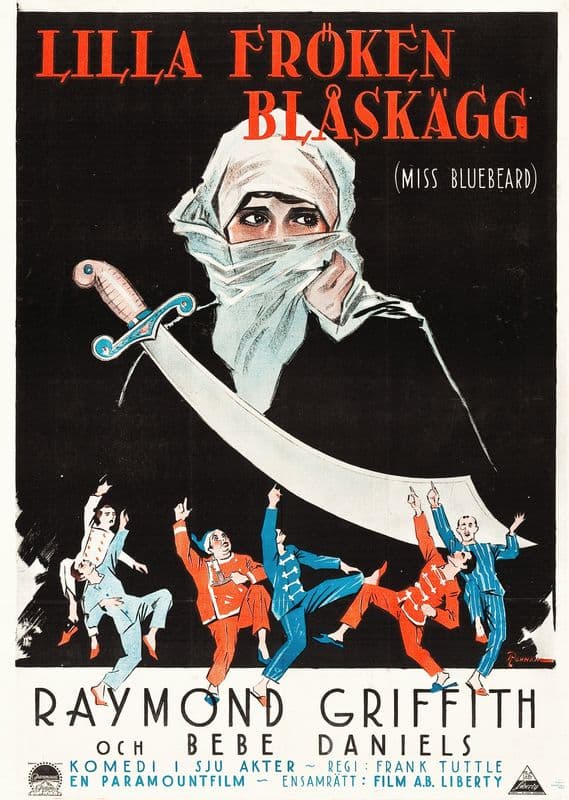 Miss Bluebeard as a canvas print