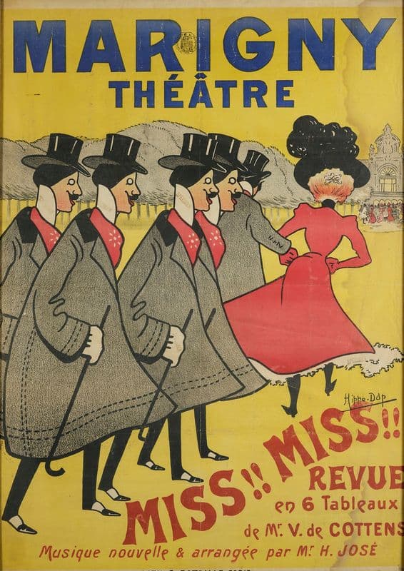 Miss!! Miss!! Revue as a canvas print