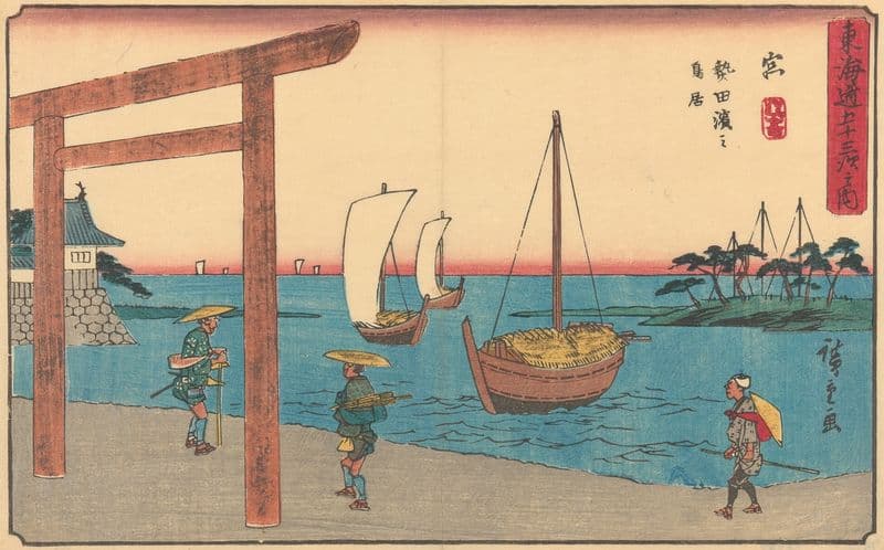 Miya (ca. 1841–1842) as a canvas print