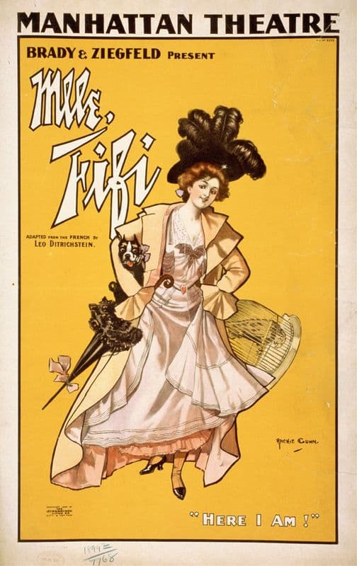 Mlle. Fifi as a canvas print