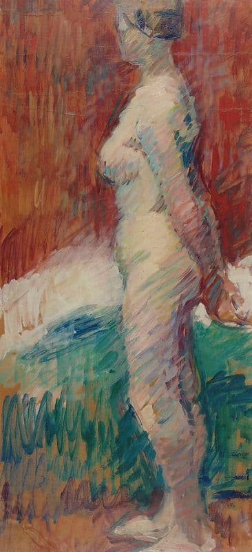 Model as a canvas print