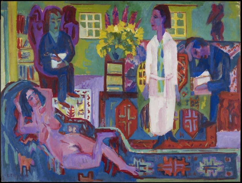 Modern Bohemia as a canvas print