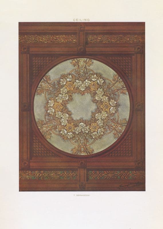Modern decorative art Vol. III Pl.25 as a canvas print