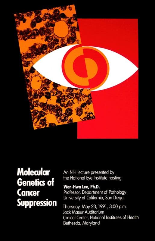 Molecular genetics of cancer suppression as a canvas print