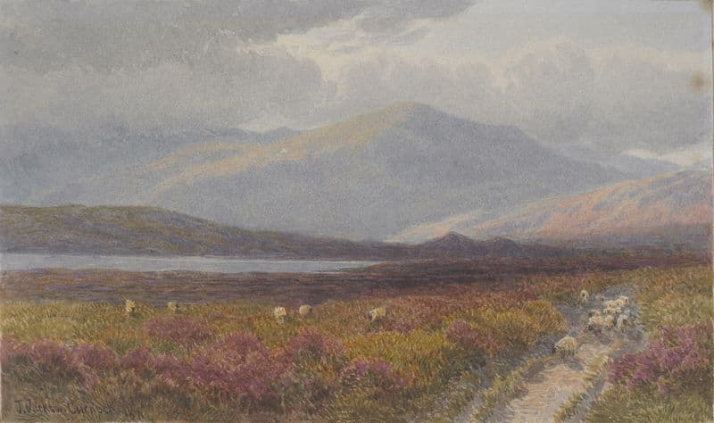 Moors at Pen-Craig, North Wales as a canvas print