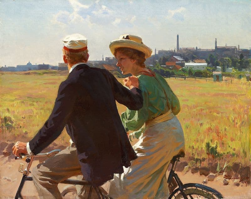 Morgenturen as a canvas print