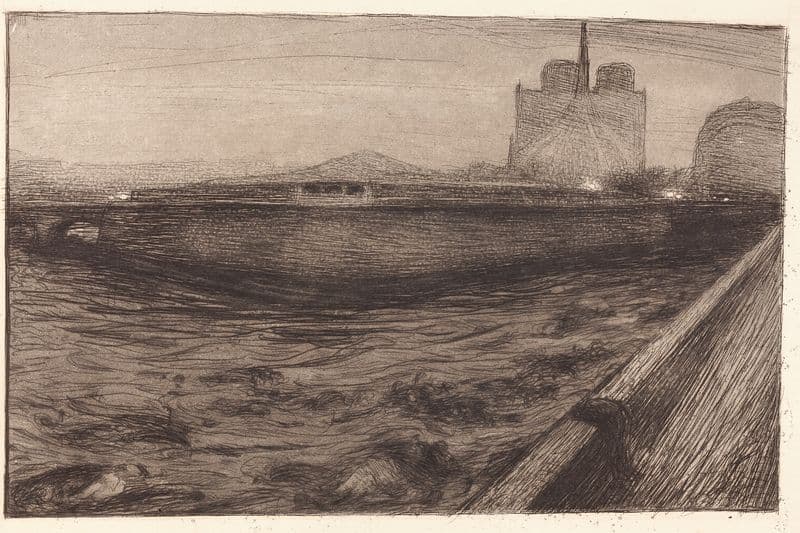 Morgue – Paryż as a canvas print