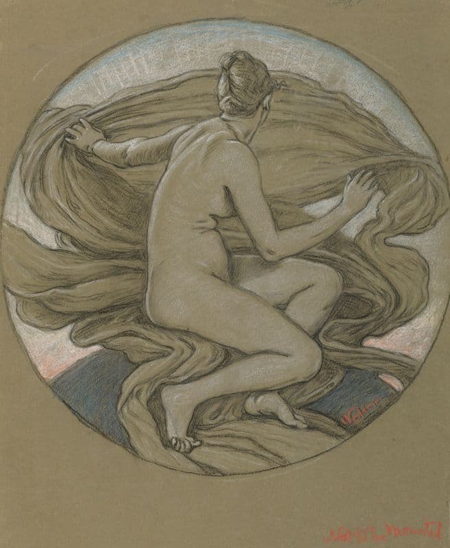 Morning Glory (ca. 1892) as a canvas print