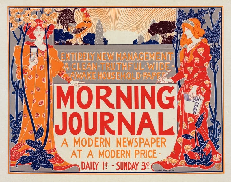 Morning Journal as a canvas print