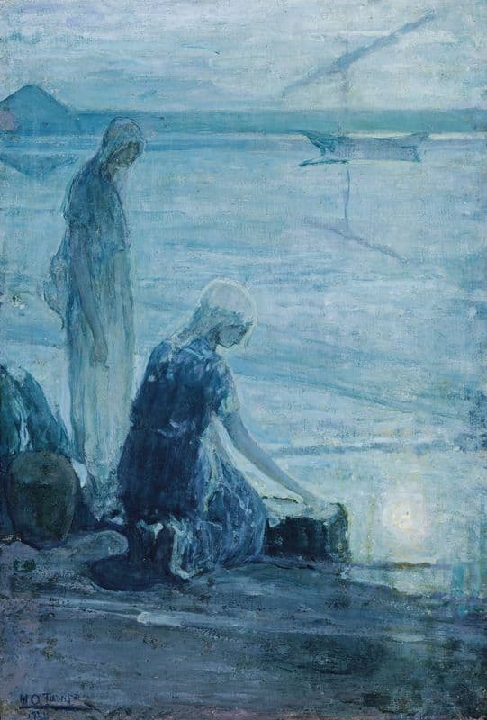 Moses in the Bullrushes as a canvas print