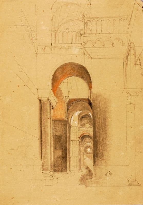 Mosque Interior as a canvas print