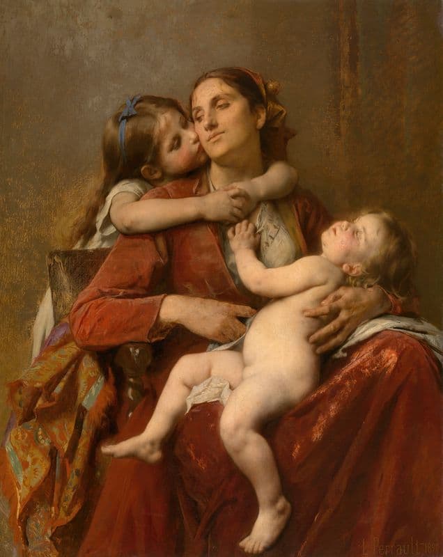 Mother’s Happiness as a canvas print