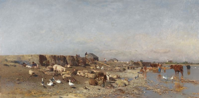 Motiv aus Szered an der Waag as a canvas print
