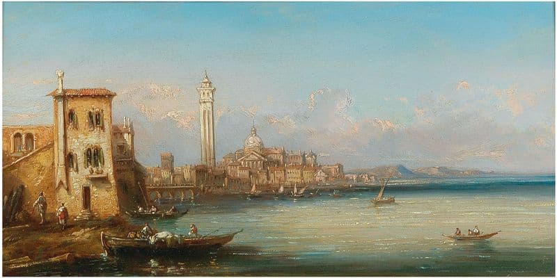 Motiv aus Venedig as a canvas print