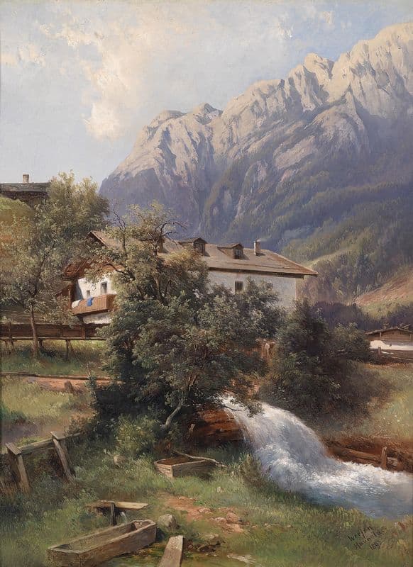 Motiv aus Werfen as a canvas print