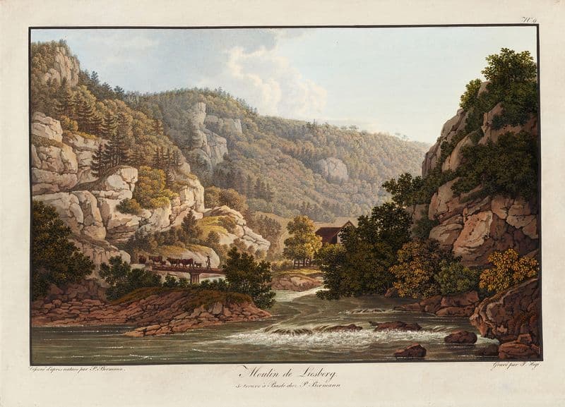 Moulin de Liesberg as a canvas print