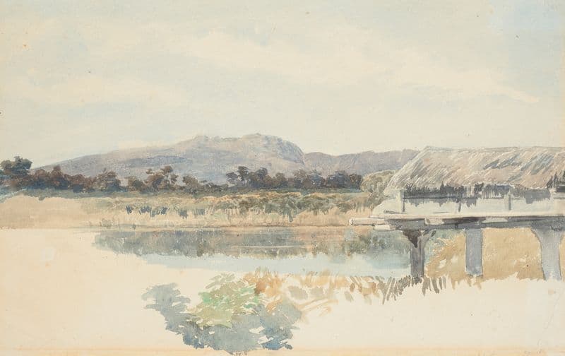Mount Rochfort from the Buller as a canvas print