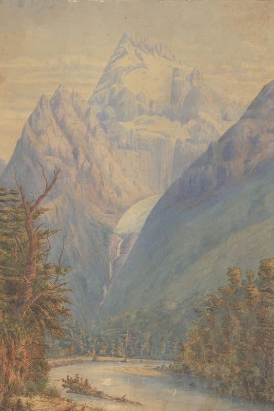 Mount Tutoko as a canvas print