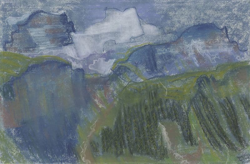 Mountainscape as a canvas print