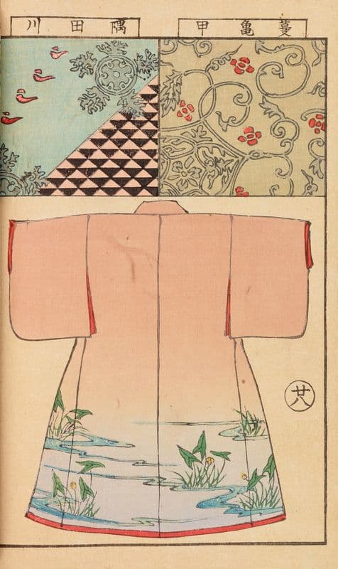 Moyō bijutsu benran Pl.30 as a canvas print