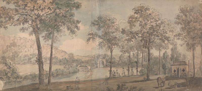Mr. Vaughan’s, Boys Hill, Dorset as a canvas print