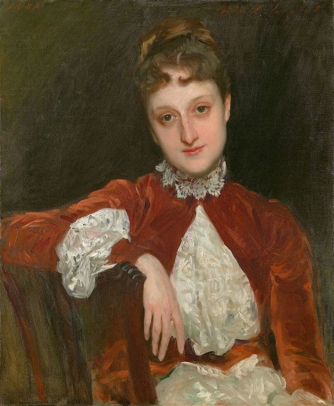 Mrs. Charles Deering (Marion Denison Whipple) as a canvas print