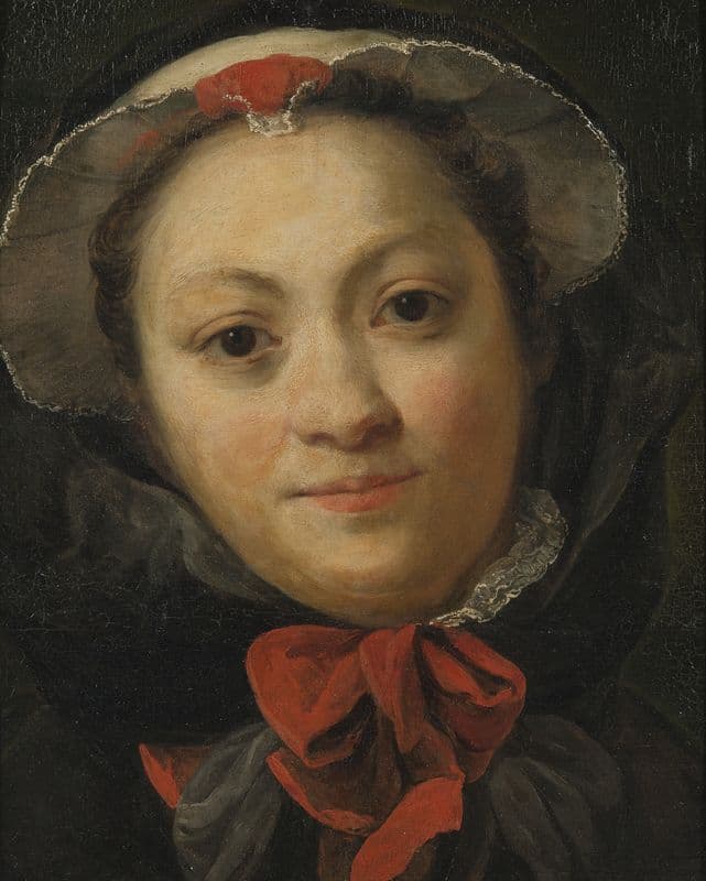 Mrs Charlotta Pilo, née Desmarées as a canvas print