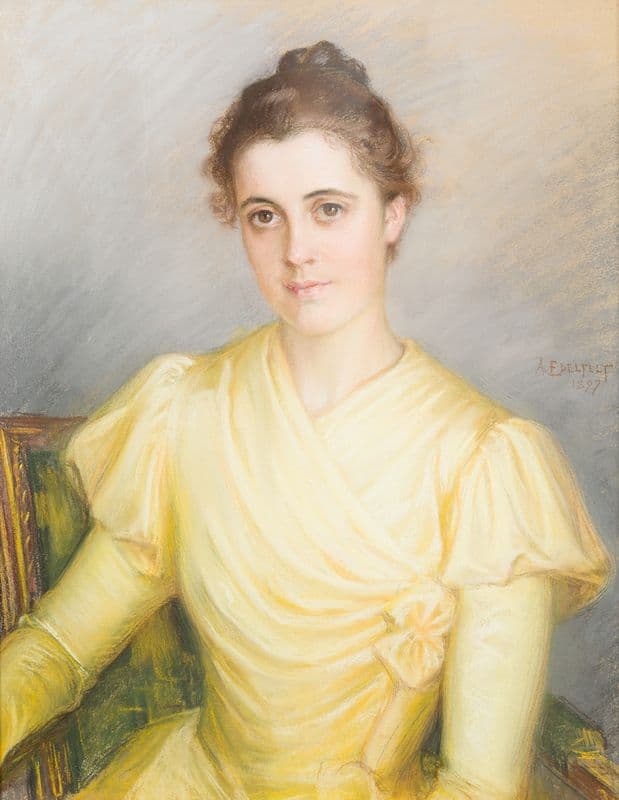 Mrs Lamberg, née Kjellberg as a canvas print