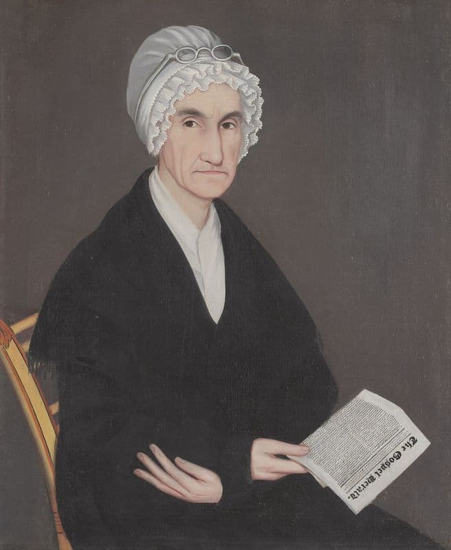 Mrs. Reuben Allerton (Lois Atherton) (1821-22) as a canvas print