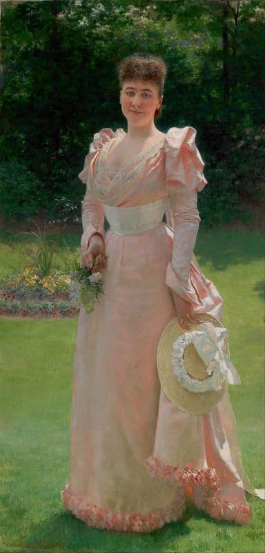 Mrs Richard Le Doux as a canvas print