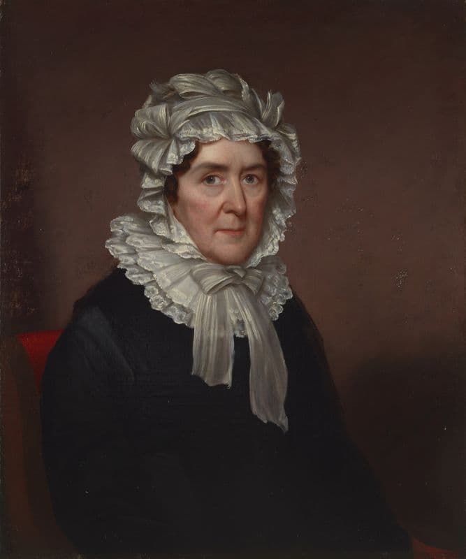 Mrs. Timothy Dwight (Mary Woolsey) (19th century) as a canvas print