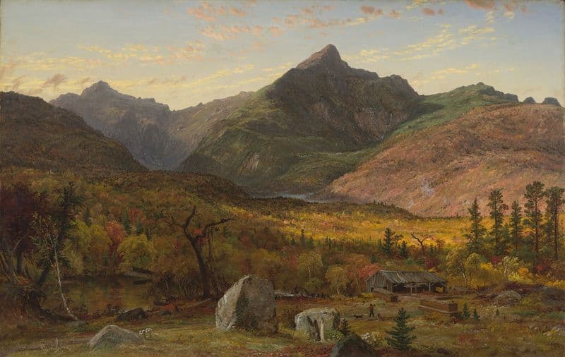 Mt. Jefferson, Pinkham Notch, White Mountains as a canvas print