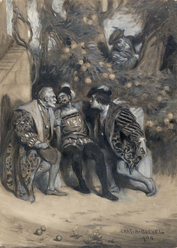 Much ado about nothing, II, 3, as acted at His Majesty’s Theatre as a canvas print