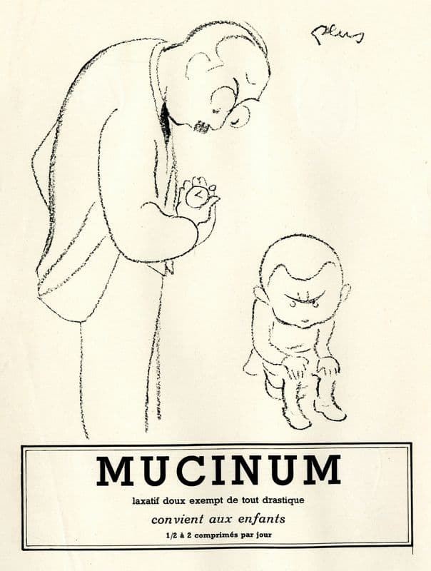 Mucinum (1910-1950) as a canvas print