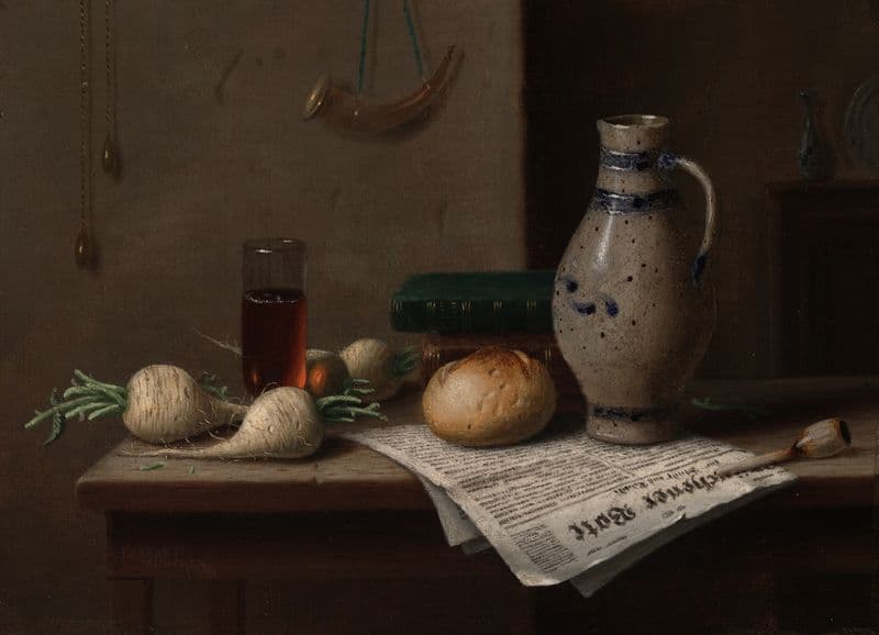 Munchener Bote (ca. 1881) as a canvas print